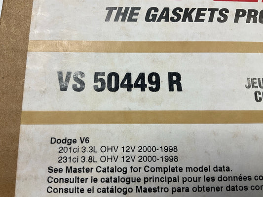 Fel-Pro VS50449R Valve Cover Gasket Set For 1998-2000 Plymouth 3.3L 3.8L - V6
