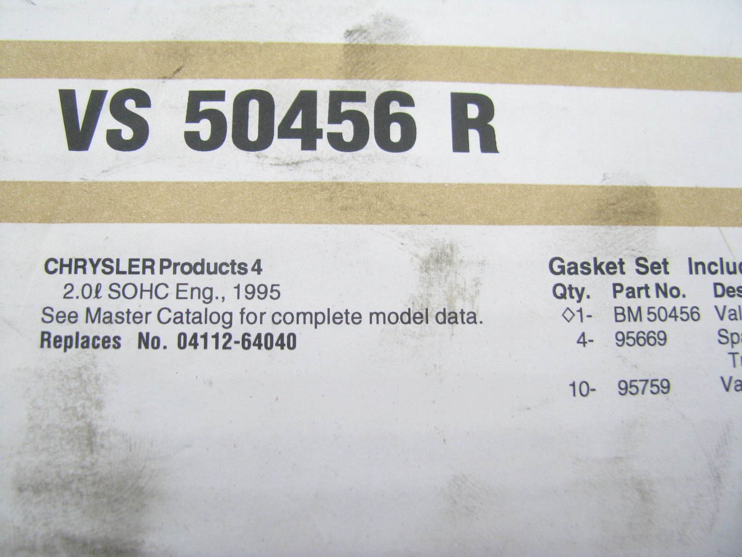 FEL-PRO VS50456R Engine Valve Cover Gasket Set - 1995 Neon Stratus 2.0L SOHC