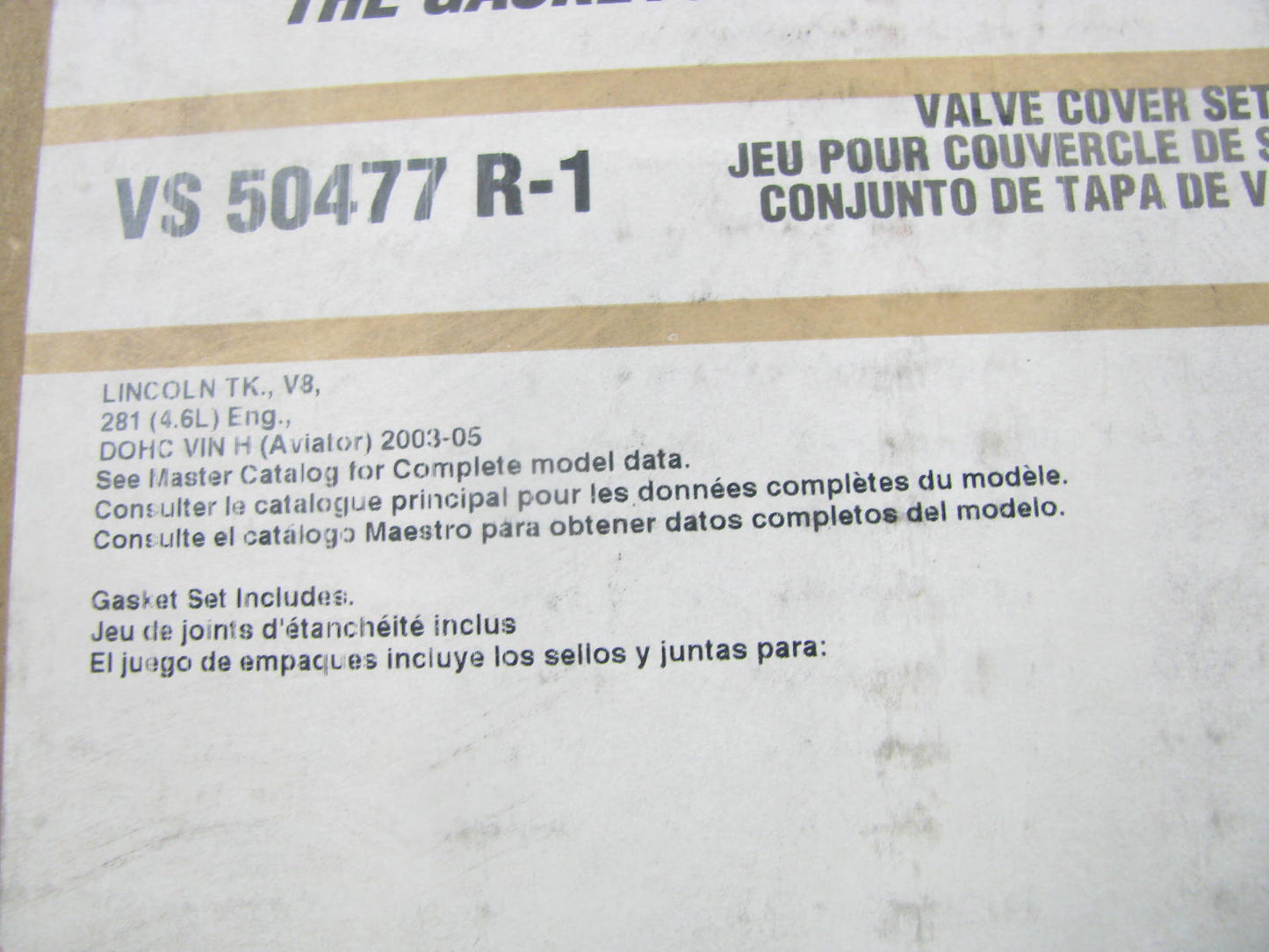 Fel-pro VS50477R-1 Valve Cover Gasket Set 2003-2005 Lincoln Aviator 4.6L 281 V8
