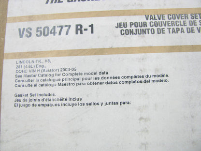 Fel-pro VS50477R-1 Valve Cover Gasket Set 2003-2005 Lincoln Aviator 4.6L 281 V8