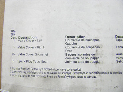 Fel-pro VS50477R-1 Valve Cover Gasket Set 2003-2005 Lincoln Aviator 4.6L 281 V8