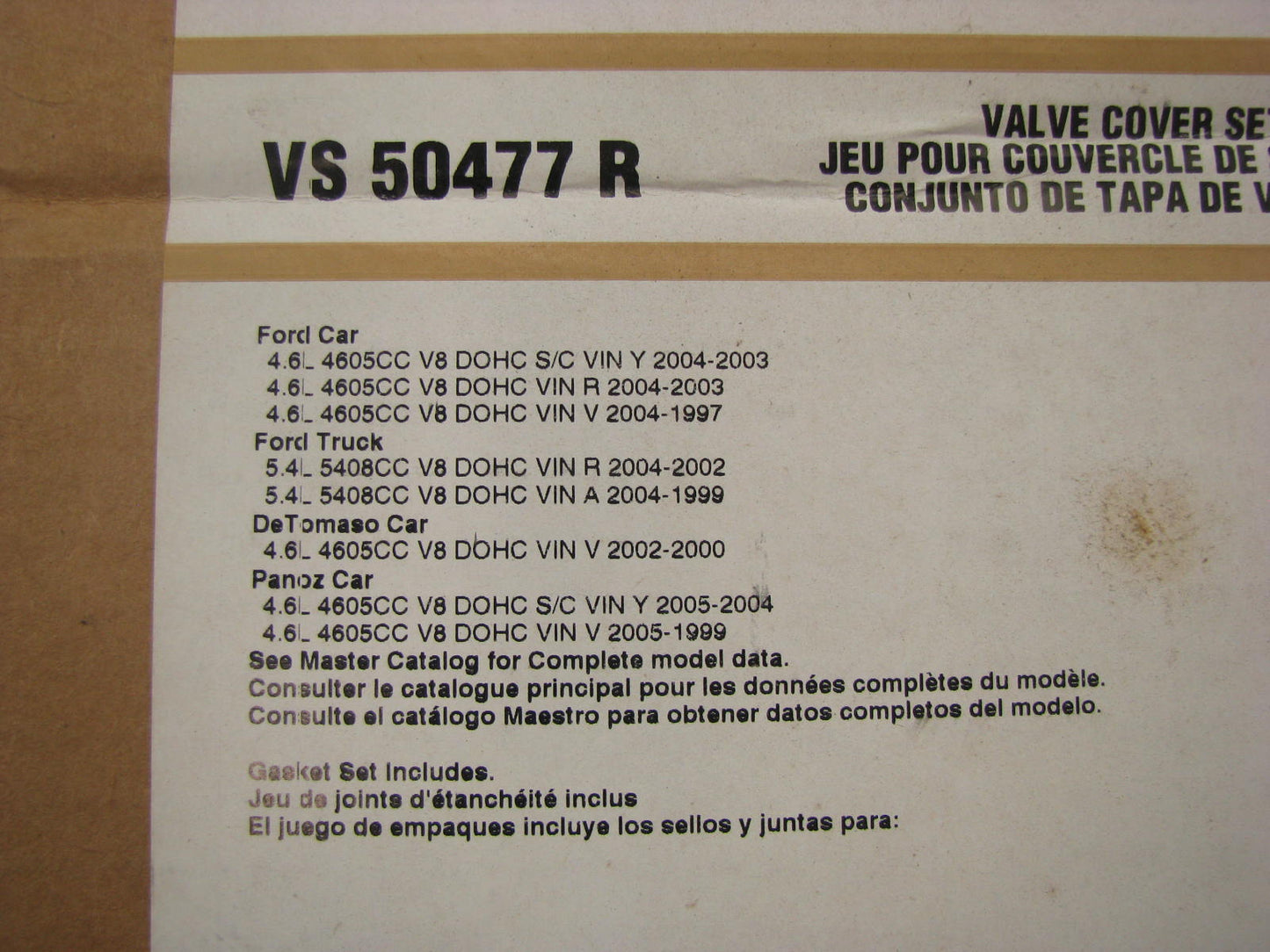 Fel-Pro VS50477R Engine Valve Cover Gasket Set 1997-12 Ford Lincoln 4.6L 5.4L V8
