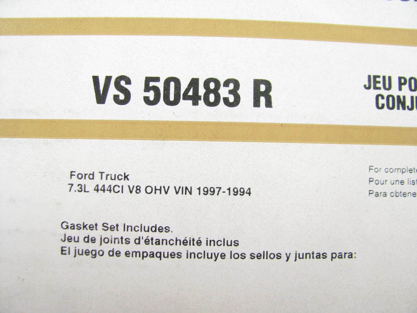 Fel-pro VS50483R Valve Cover Gasket 1994-97 Ford POWER STROKE 7.3L TURBO DIESEL