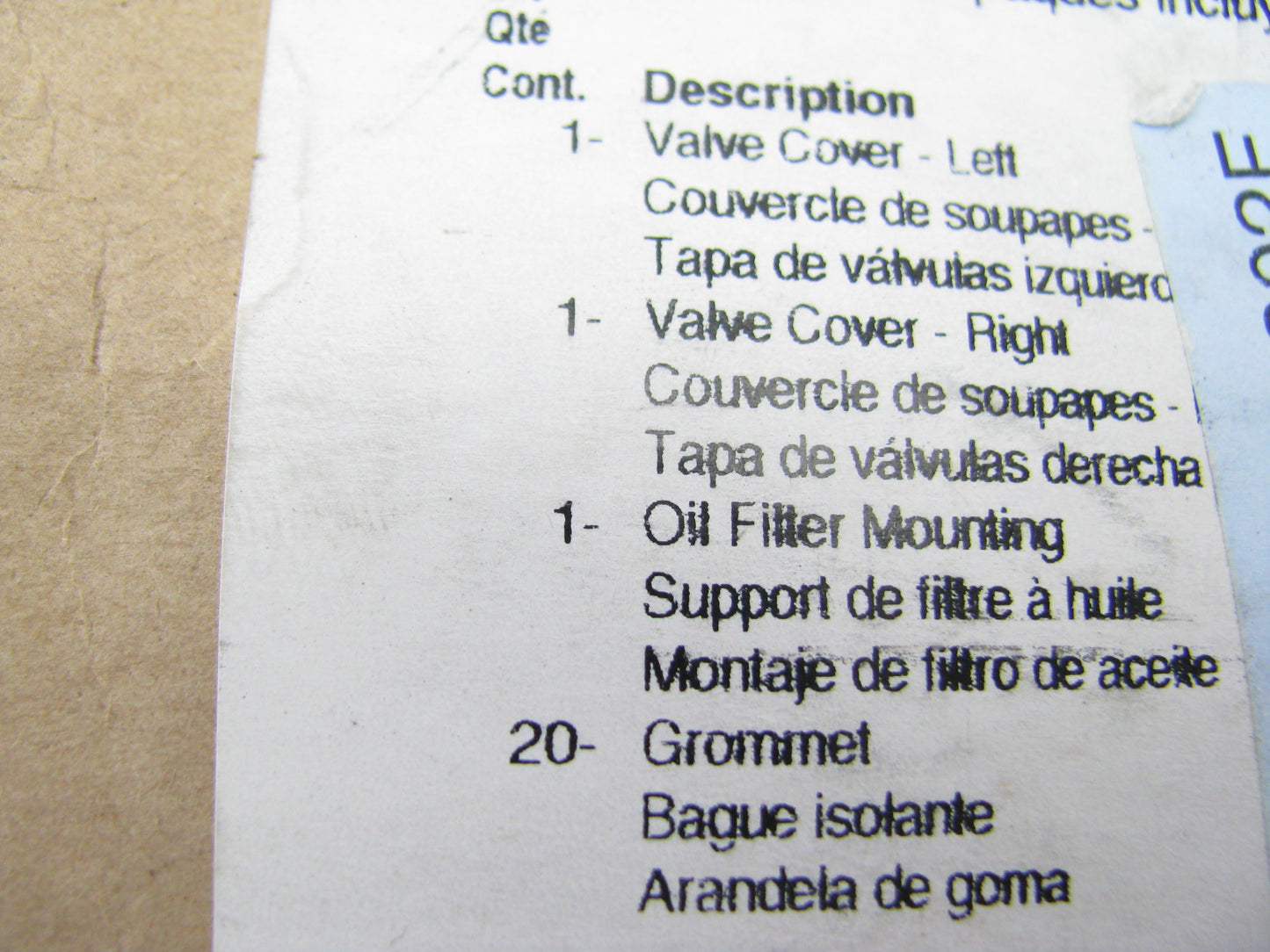 Fel-Pro VS50494R-1 Valve Cover Gasket Set For 00-01 I30, Maxima 3.0L V6 DOHC