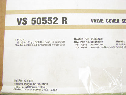 Fel-pro VS50552R Engine Valve Cover Gasket Set - 2000 Ford Focus 2.0L