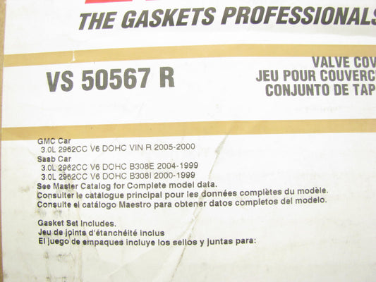 Fel-Pro VS50567R Valve Cover Gasket Set For 1999-2005 Saab Saturn 3.0L V6