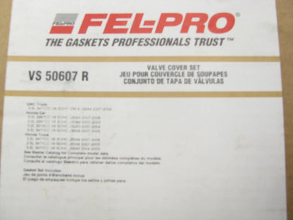 Fel-pro VS50607R Valve Cover Gasket Set 2003-2010 Honda 3.0L 3.2L 3.5L 3.7L-V6