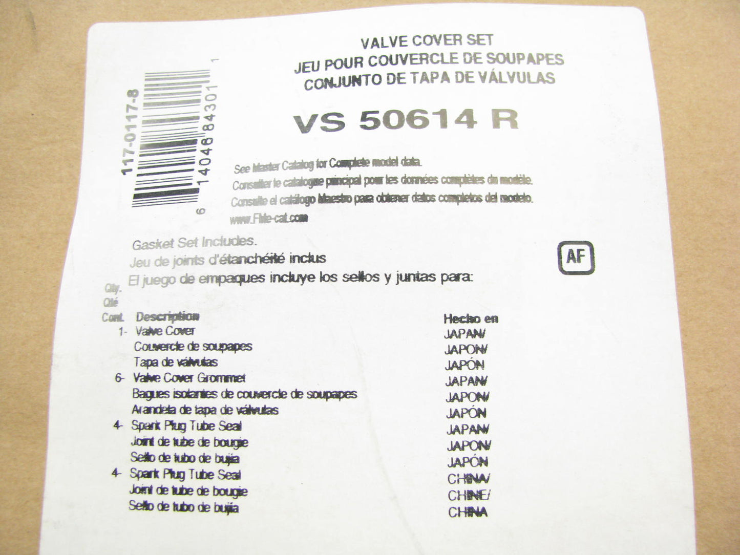 Fel-Pro VS50614R Valve Cover Gasket Set 2002-2014 Acura Honda 2.0L 2.4L DOHC