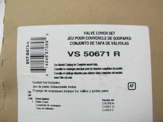 Fel-pro VS50671R Engine Valve Cover Gasket Set For 2003-2005 Kia Rio 1.6L