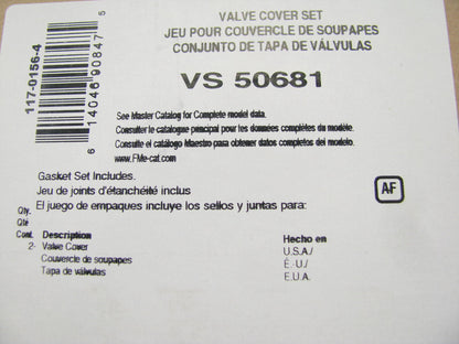 Fel-Pro VS50681 Valve Cover Gasket Set 04-16 GMC Chevrolet 6.6L V8 DIESEL Turbo