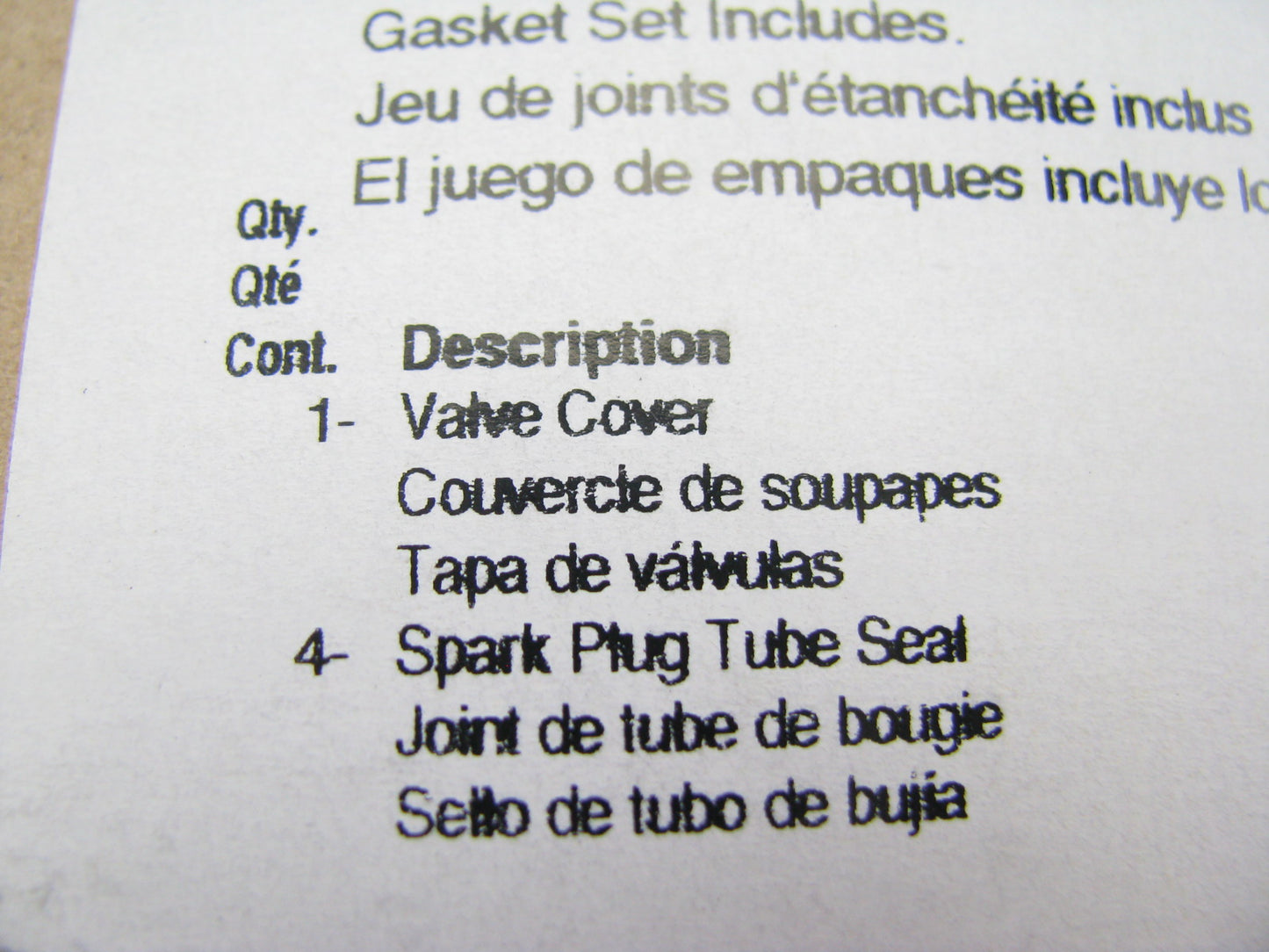 Fel-pro VS50741R Valve Cover Gasket Set For 2006-2022 Honda Acura 1.8L 2.0L-L4