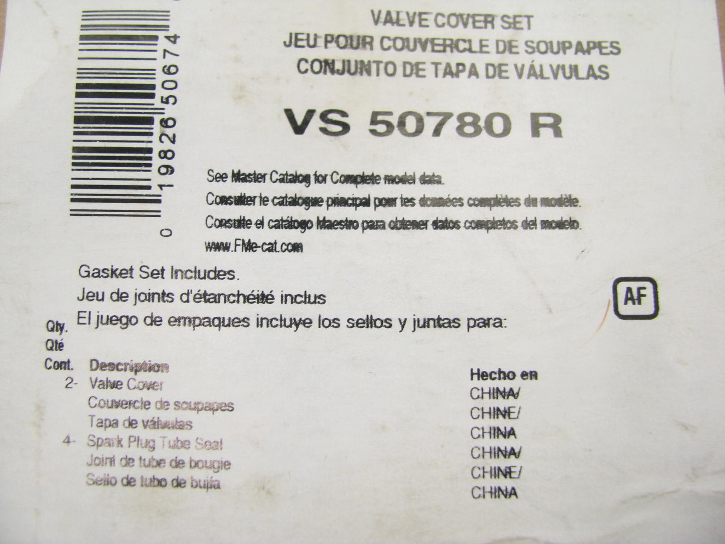 Fel-pro VS50780R Engine Valve Cover Gasket Set For 2006-2012 Subaru 2.5L-H4
