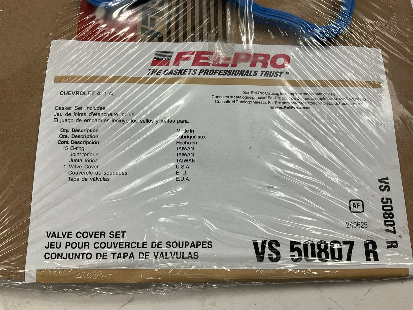 Fel-pro VS50807R Valve Cover Gasket Set 2011-2016 Chevy Buick 1.4L