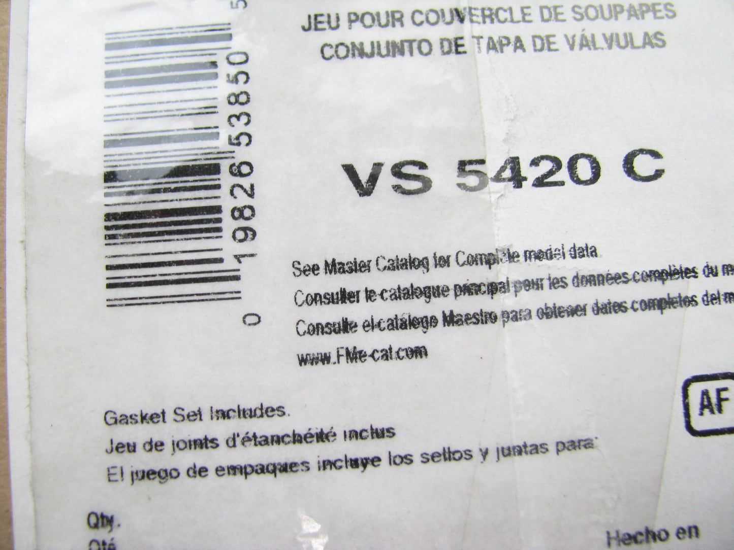 Fel-pro VS5420C Valve Cover Gasket - 1960-1962 Oliver Tractor 440 Continental