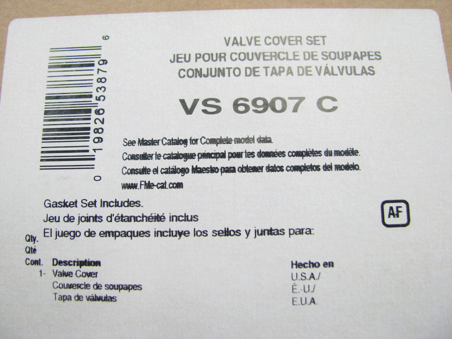 Fel-pro VS6907C Valve Cover Gasket  Tractor 200 300 400 440 500 530 570