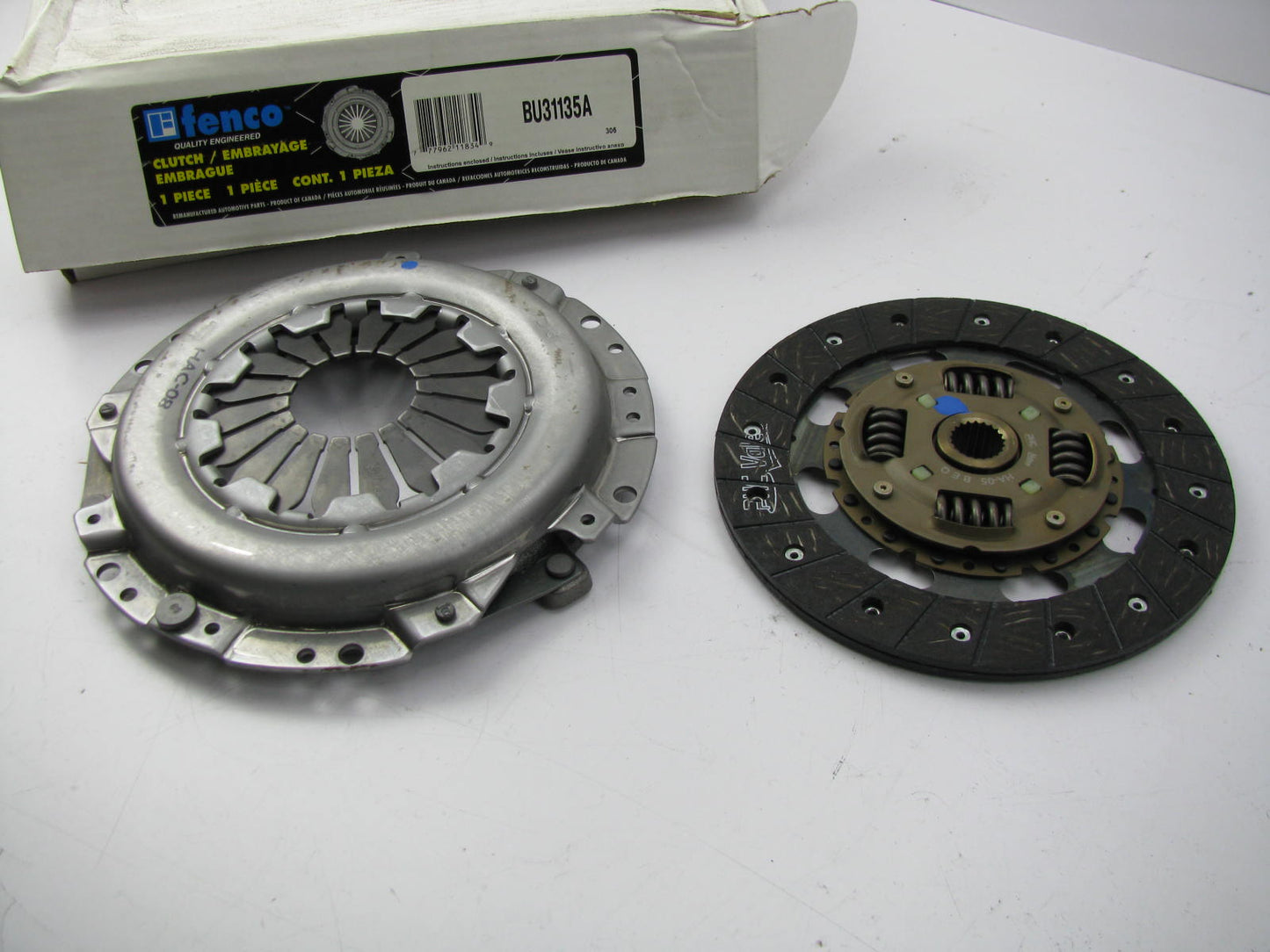 Fenco BU31135A Remanufactured Clutch Set For 1985-1987 Honda Prelude 2.0L