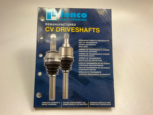 Fenco CV-2010 - Reman CV Driveshaft Catalog - USED