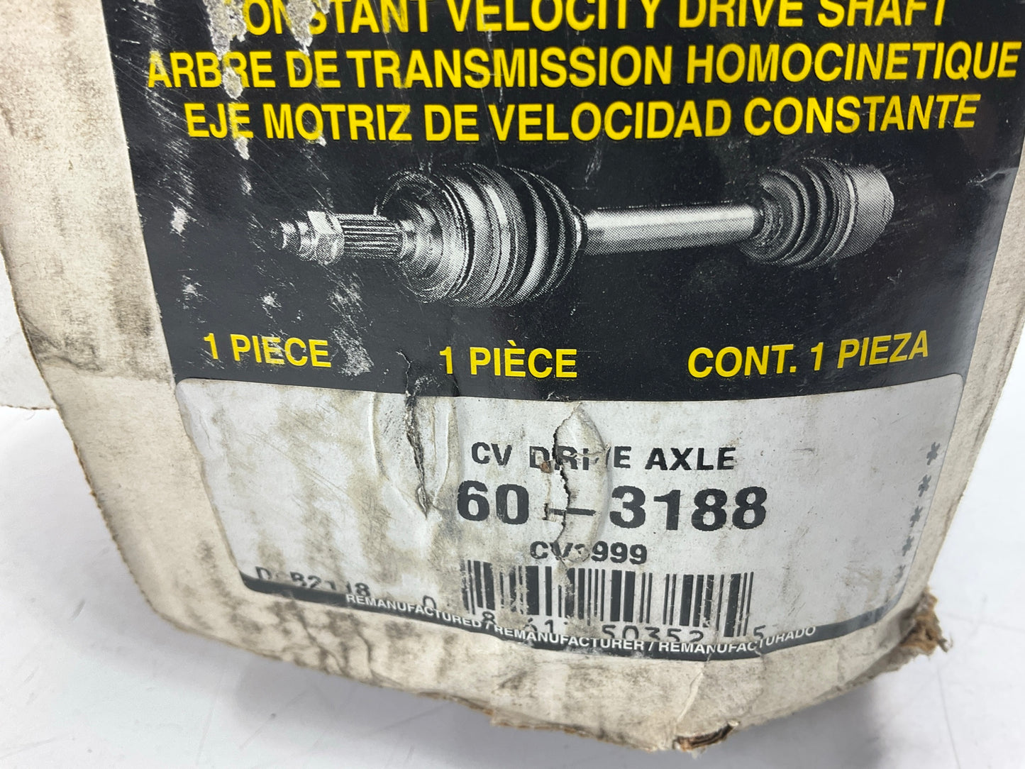 REMAN. Fenco CV3999 Front Right CV Axle Shaft