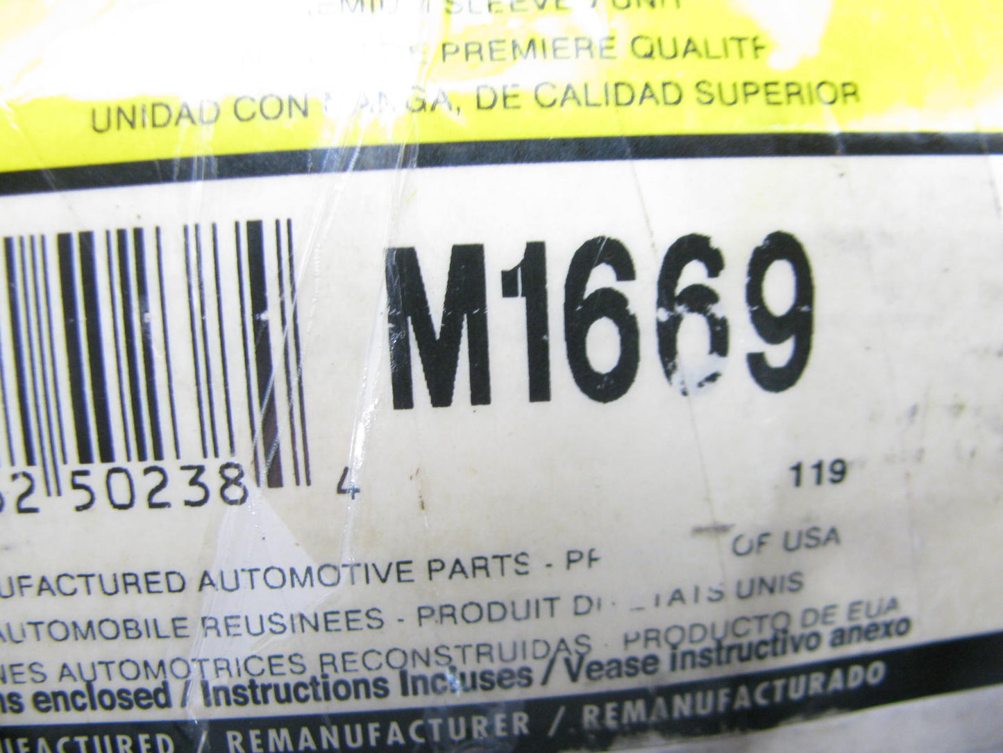REMAN. Fenco M1669 Manual Brake Master Cylinder 1976-1981 Ford E-100 Econoline