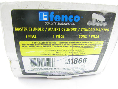 Fenco M1866 Reman Brake Master Cylinder With Reservoir