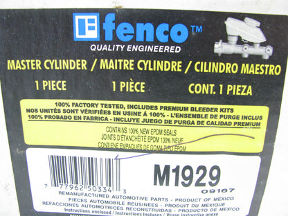 Fenco M1929 Reman Brake Master Cylinder With Reservoir