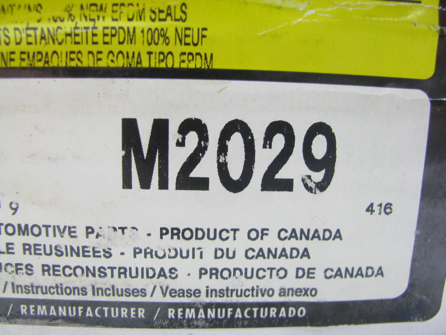 Fenco M2029 Remanufactured Brake Master Cylinder W/O Reservoir