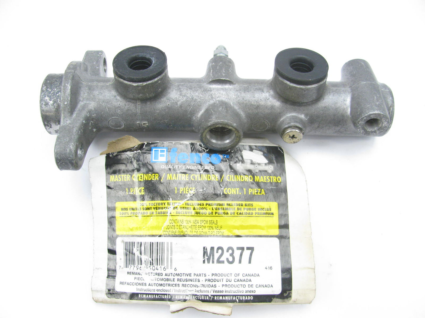 Fenco M2377 Reman Brake Master Cylinder W/O Reservoir