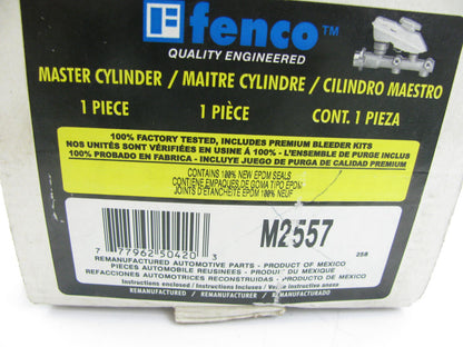 Fenco M2557 Reman Brake Master Cylinder W/O Reservoir