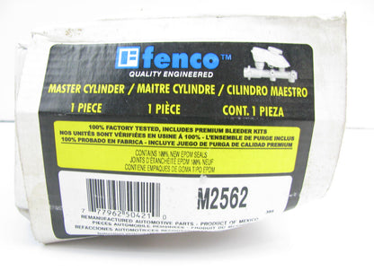 Fenco M2562 Reman Brake Master Cylinder W/O Reservoir