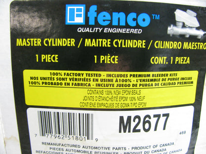Fenco M2677 Reman Brake Master Cylinder W/O Reservoir For 1995-1997 Neon