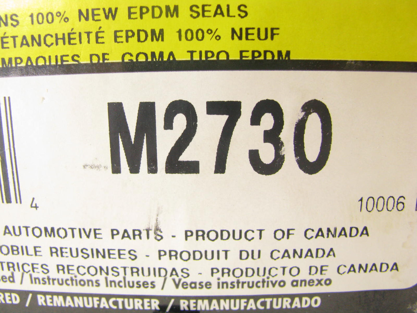 REMAN Fenco M2730 Brake Master Cylinder 4-Wheel ABS