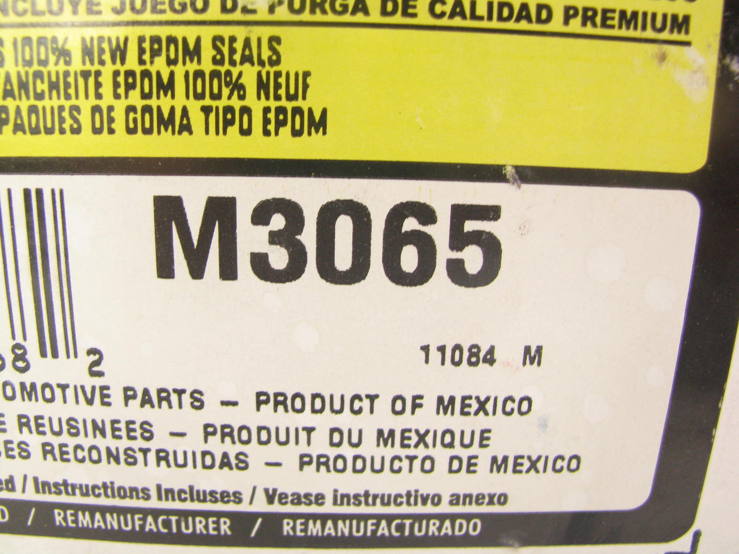 REMAN Fenco M3065 Brake Master Cylinder W/ Traction Control