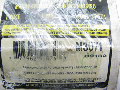 Reman. Fenco M3071 Brake Master Cylinder  W/O Reservoir