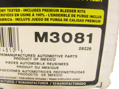 REMAN Fenco M3081 Brake Master Cylinder W/O Reservoir