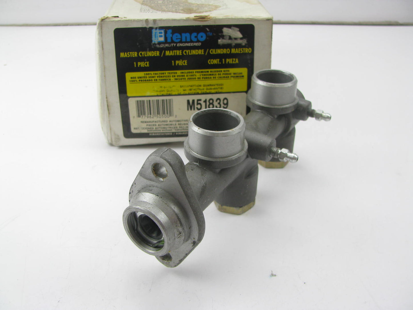 Fenco M51839 Reman Brake Master Cylinder W/O Reservoir