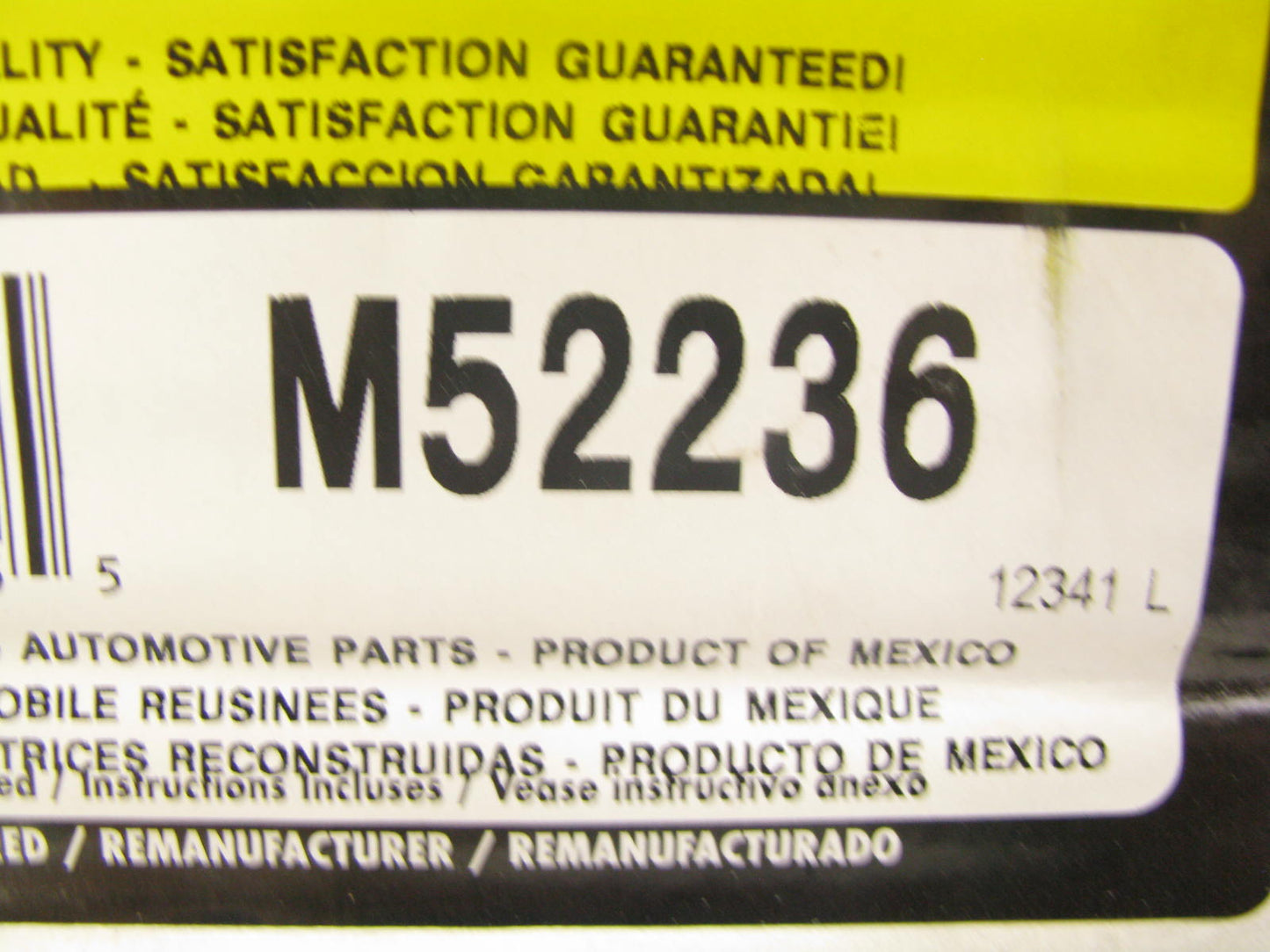 REMAN Fenco M52236 Brake Master Cylinder