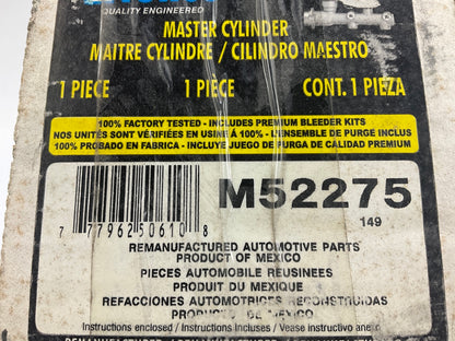 Fenco M52275 Reman Brake Master Cylinder Without Reservoir