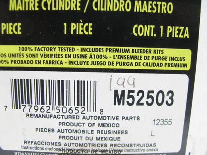 Fenco M52503 Remanufactured Brake Master Cylinder W/O Reservoir
