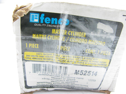 Fenco M52514 Reman Brake Master Cylinder W/O Reservoir