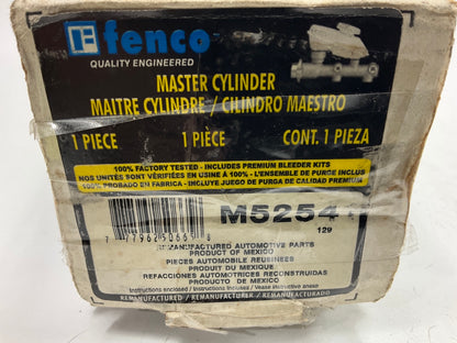 REMAN Fenco M52541 Brake Master Cylinder W/ O Reservoir For 90-92 Nissan Stanza