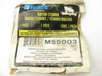 Fenco M55003 Reman Brake Master Cylinder W/O Reservoir