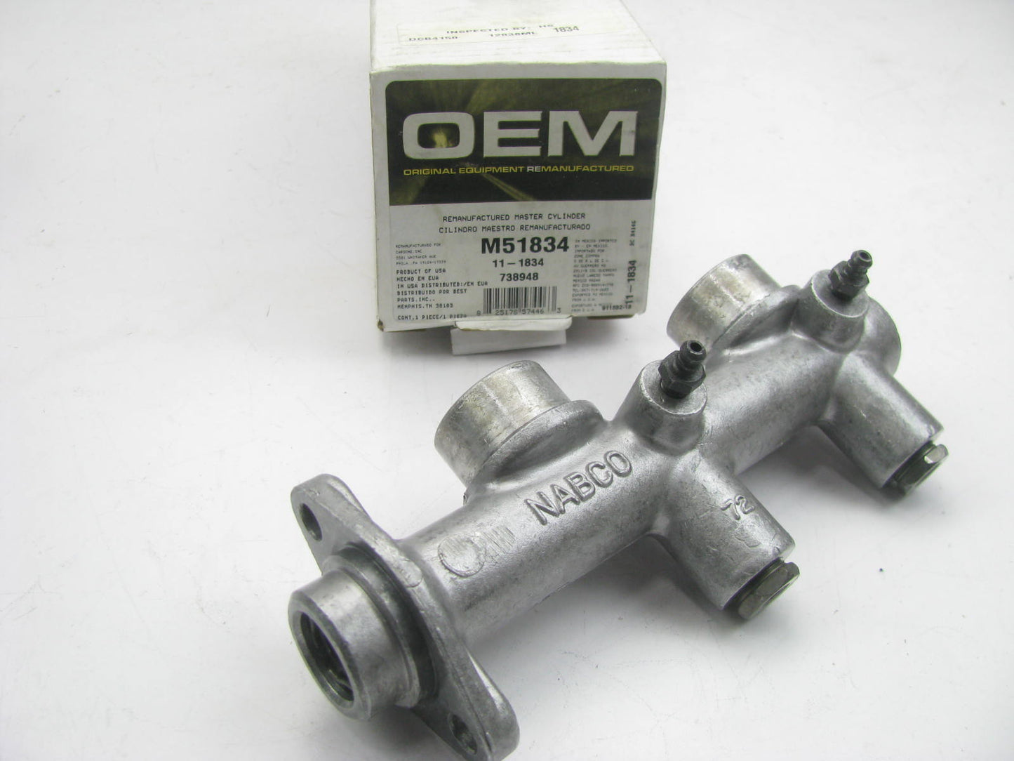 Fenco M55171 Remanufactured Brake Master Cylinder W/O Reservoir