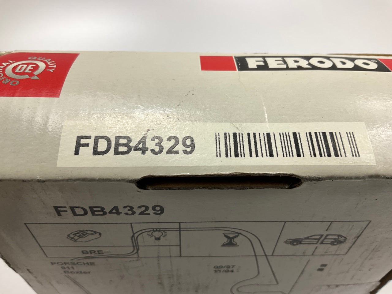 Ferodo FDB4329 Rear Brake Pads For 2005-2016 Porsche Boxster, 06-16 Cayman