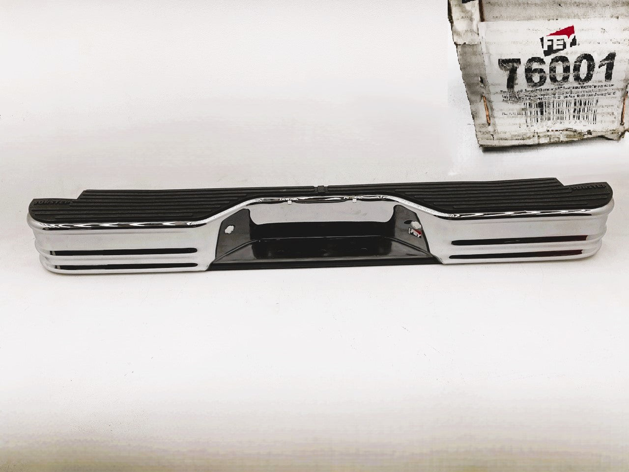 Westin Fey 76001 Universal Sure Step Rear Bumper, Chrome