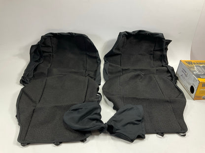 Fia Inc TRS47-68 Front Seat Covers, Black For 2020-2021 Ford Explorer