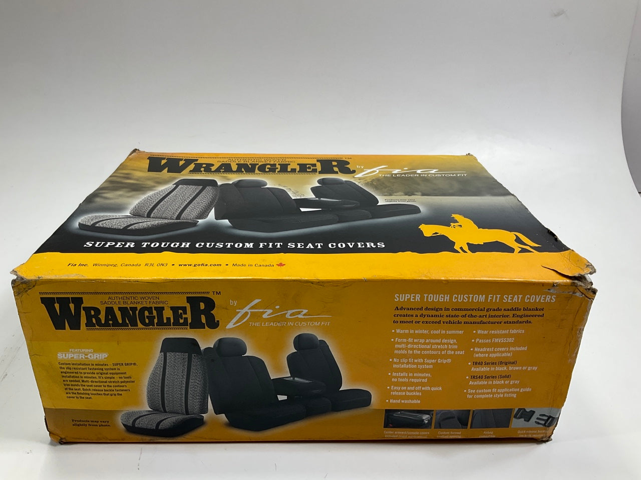 Fia Inc TRS47-68 Custom Fit Front Seat Covers Set, Black 2020-2023 Ford Explorer