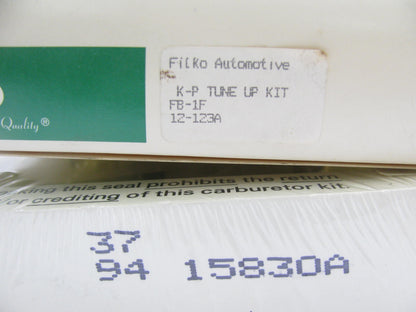 Filko 12-123A Carburetor Rebuild Kit For 1980-1988 Toyota W/ Aisan 2-BBL