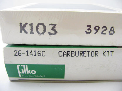 Filko 26-1416C Carburetor Rebuild Kit - Rochester 4-BBL Quadrajet Q-Jet Chevy GM