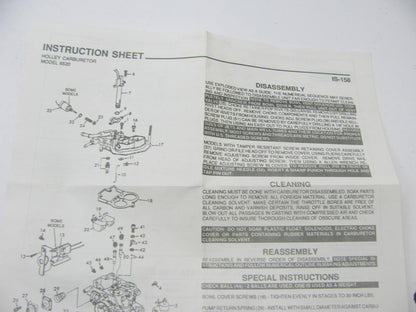 Filko 27-1135B Carburetor Rebuild Kit  - Holley 2-BBL Model 6520
