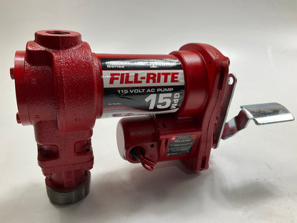 Fill-Rite FR610H Fuel Transfer Pump, 115V AC, 15 GPM Max. Flow Rate , 1/6 Hp
